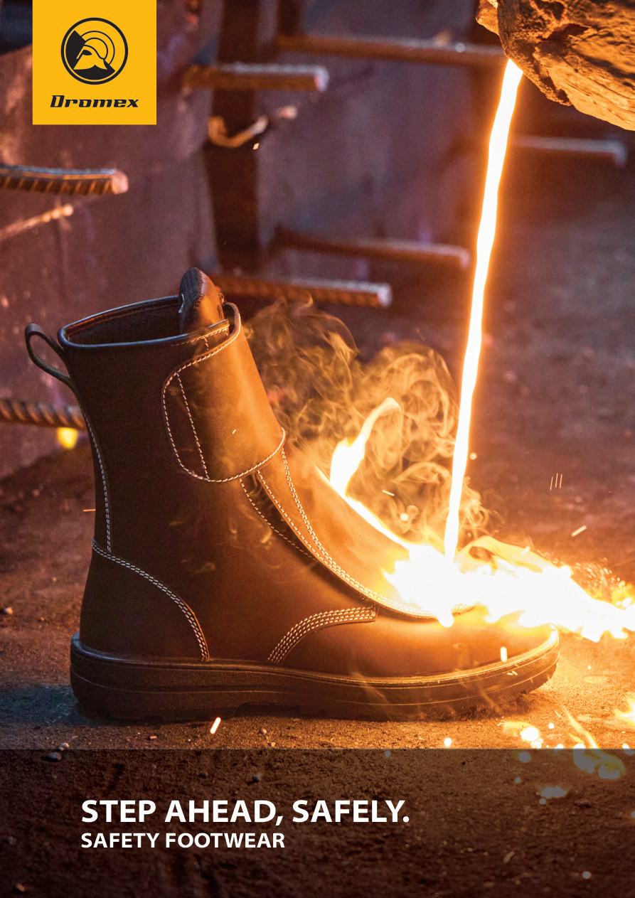 Dromex safety footwear catalogue cover